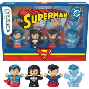 NIB Superman Little People Collector 4 Figure‎ by Fisher-Price